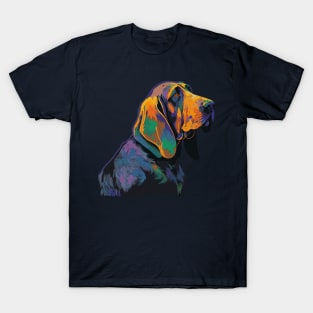 Bloodhound Dog Art T-Shirt